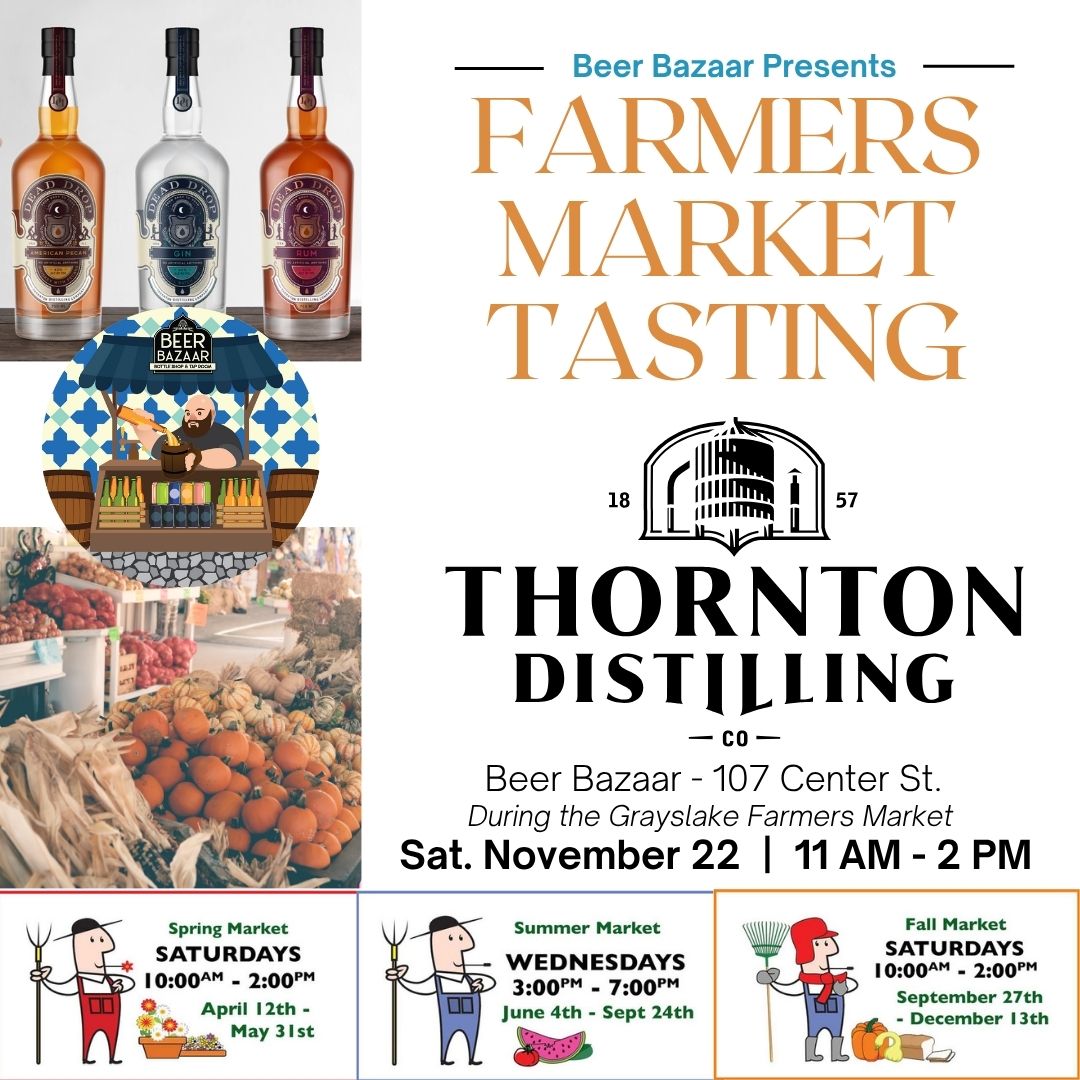 Farmers Market Tasting: Dead Drop Whiskey at Beer Bazaar